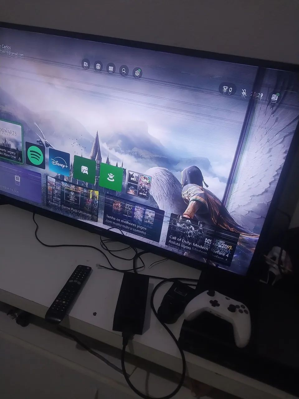 Vendo tv 48 com xbox one