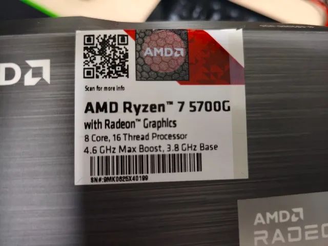 Processador Ryzen 5 5600G AMD com VÍDEO INTEGRADO! - Foto 5