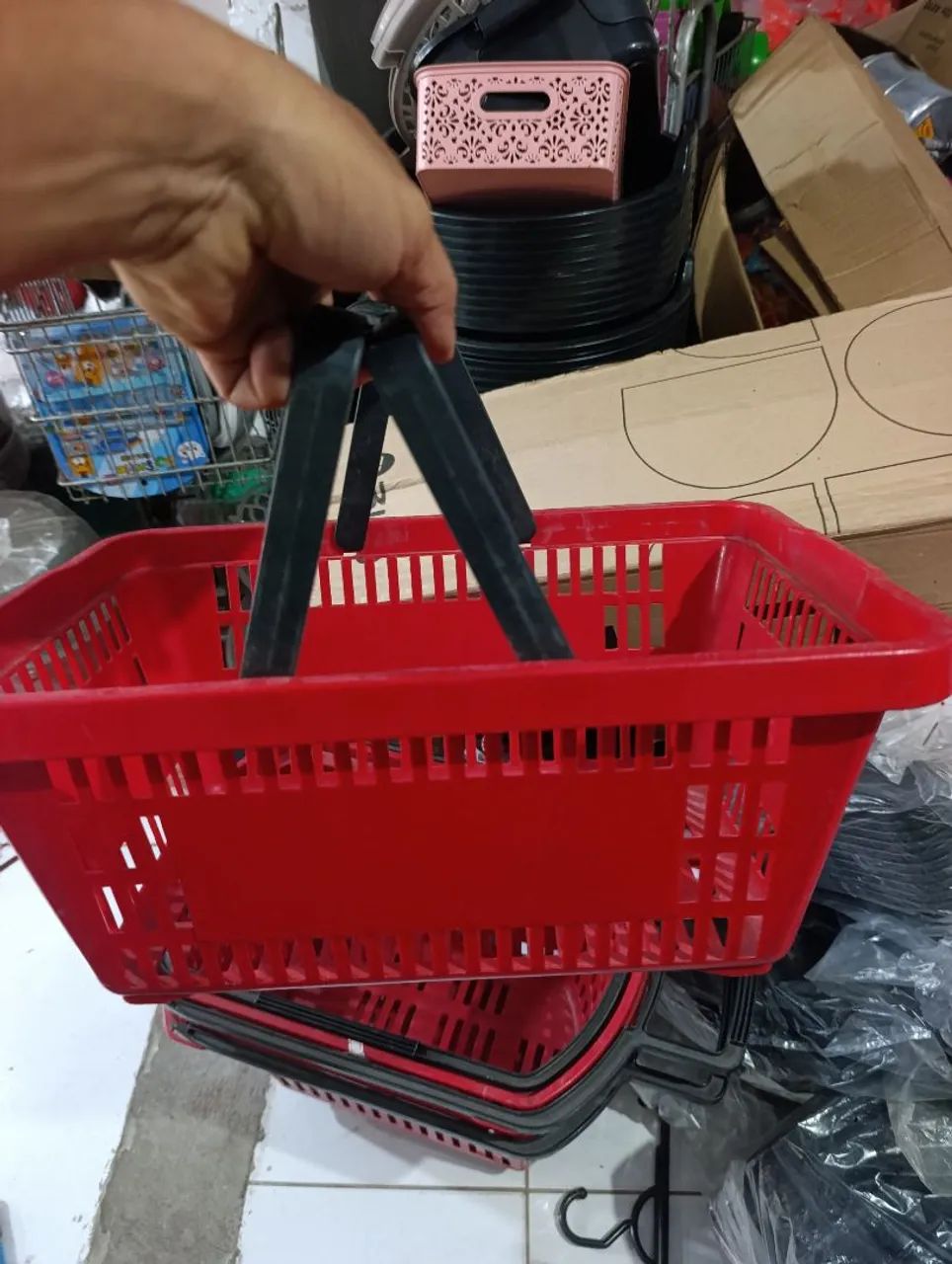 Cestas plásticas 