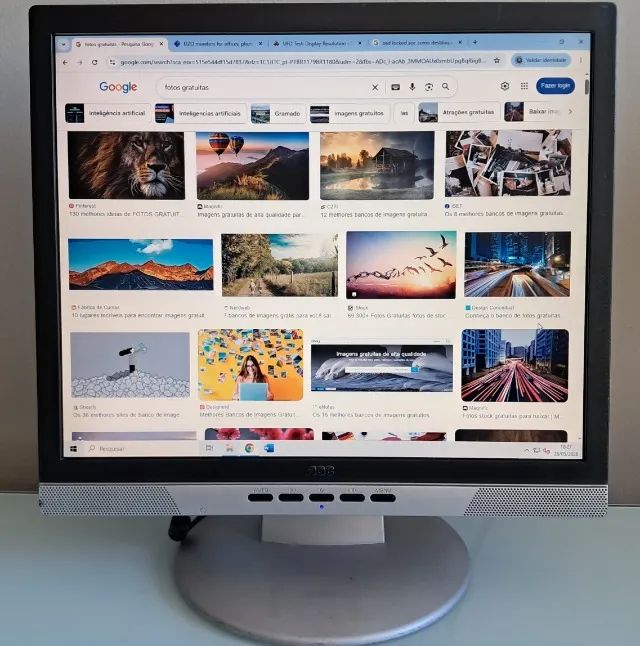 Monitor LCD 17" Multimídia AOC 712Sa em perfeito estado