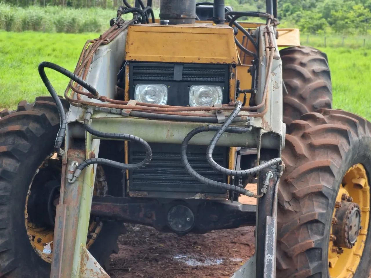 Trator Valmet 148 com conjunto de lâmina  - Foto 5