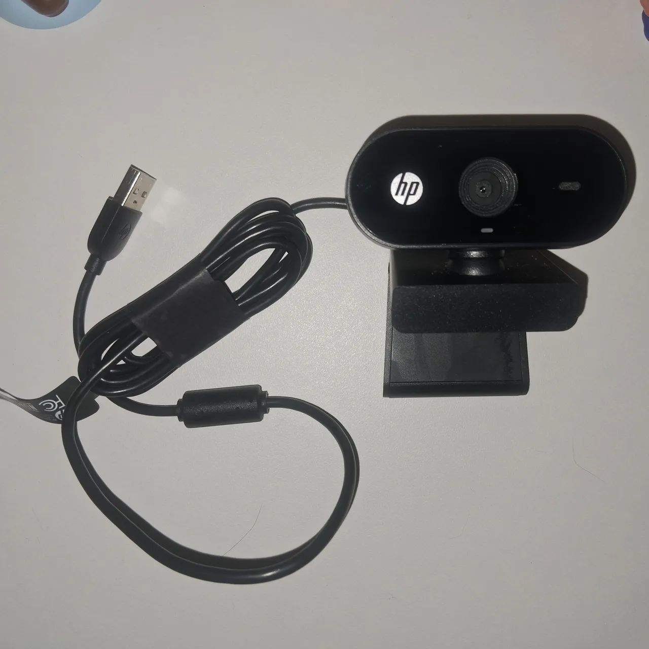 Webcam HP W100 com Microfone - 480p, USB, Plug and Play