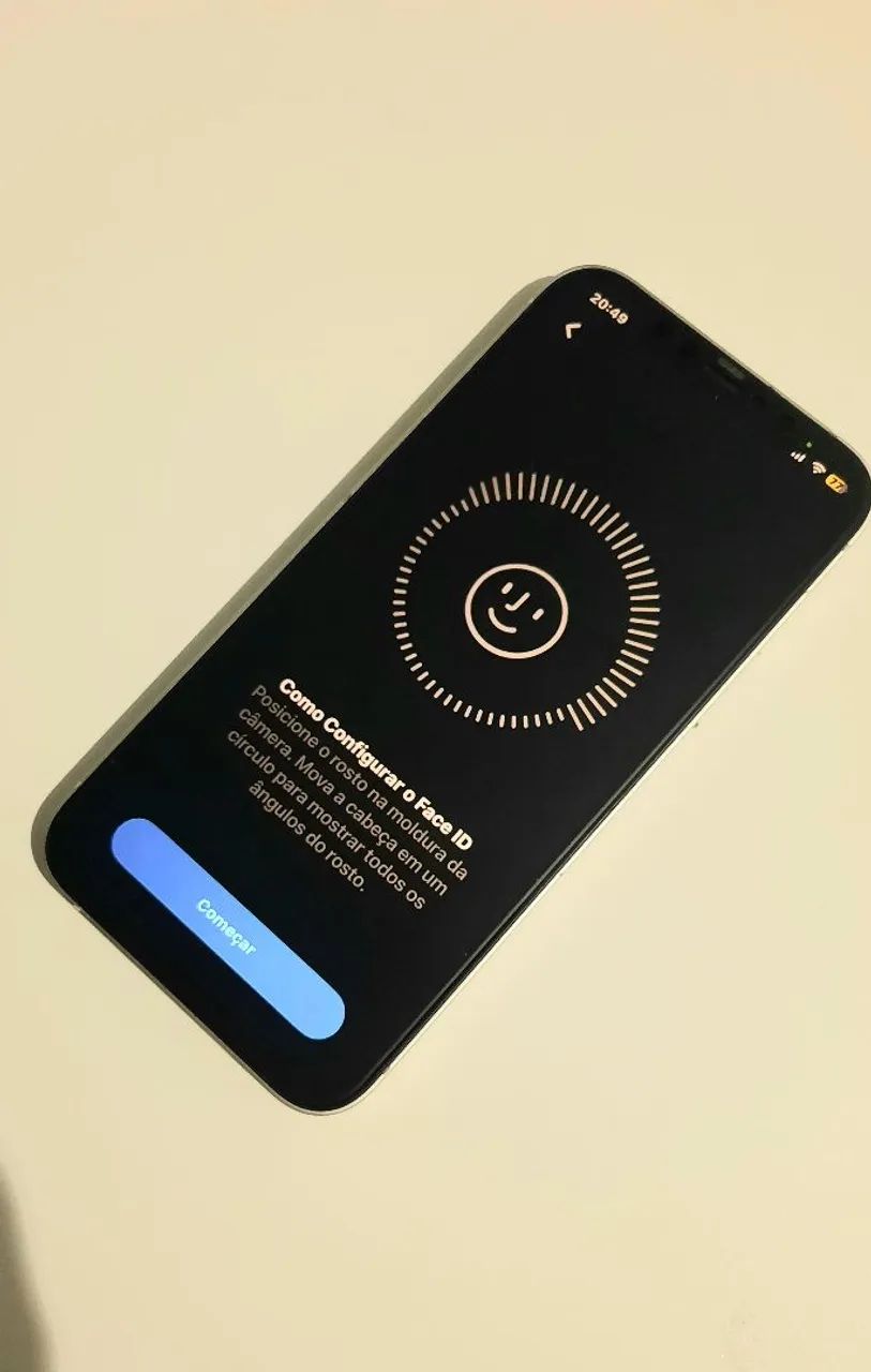 iPhone 12, 128GB, Face ID, Sem marcas, C/ Nota Fiscal - Celulares