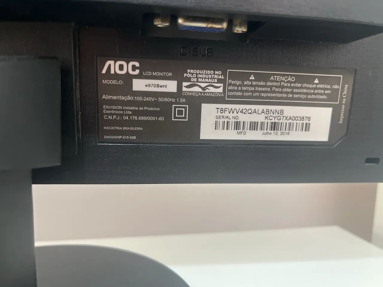 MONITOR AOC 18,5? - Foto 3