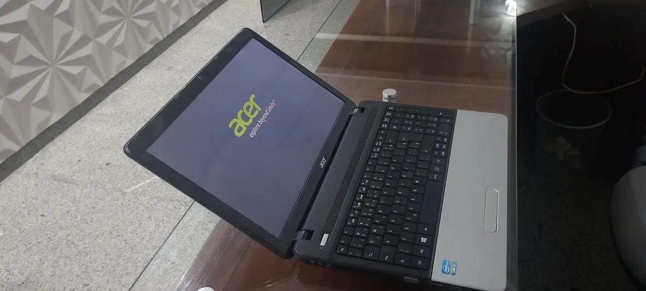 Notebook acer core i3 hd 500 4gb bateria boa 
