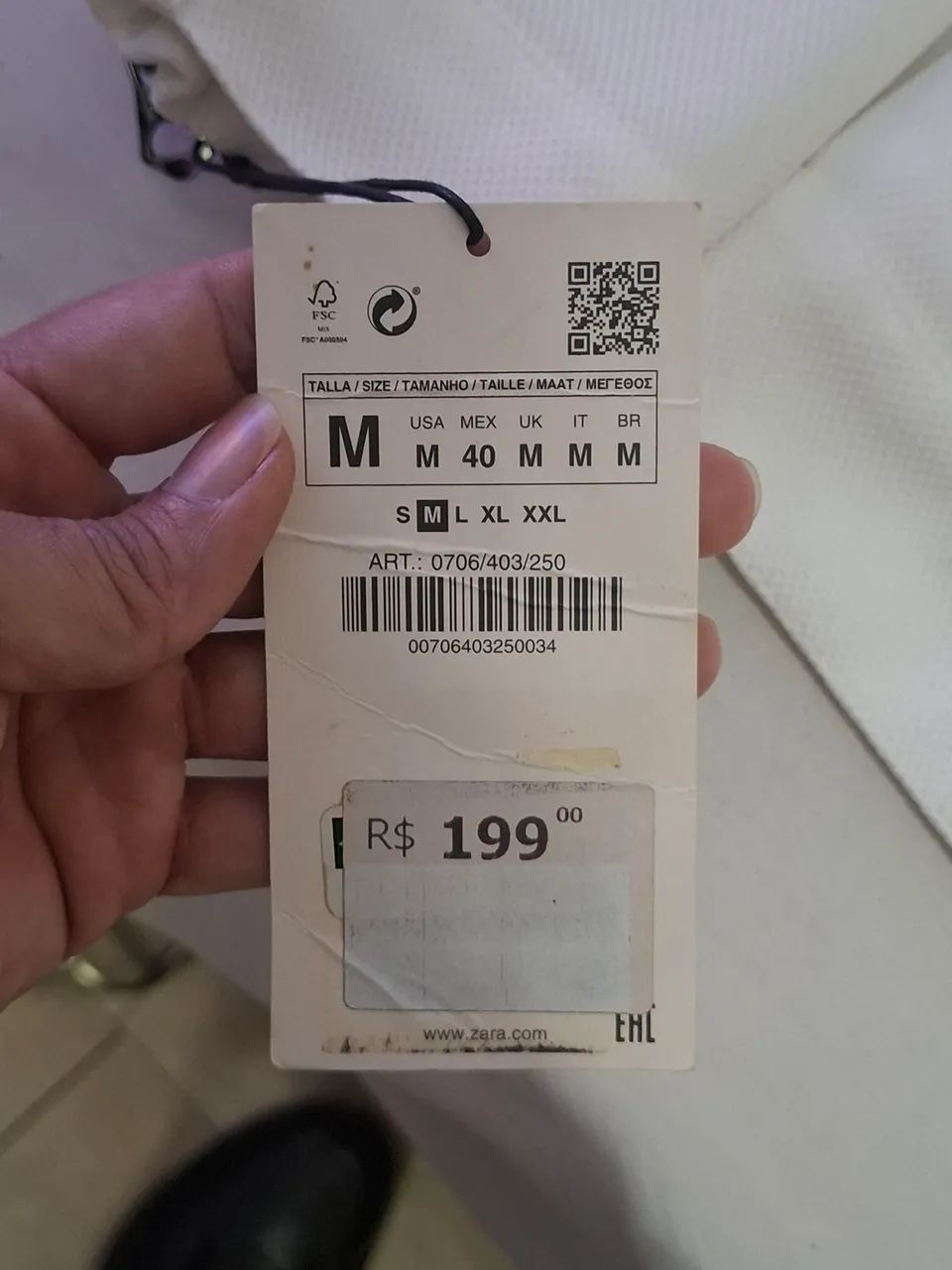 Jaqueta Branca Zara - Foto 4