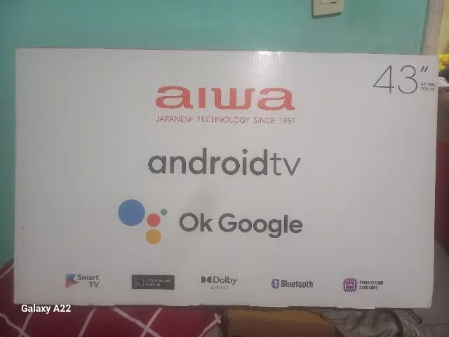 Tv aiwa 43' polegadas novinha  - Foto 4