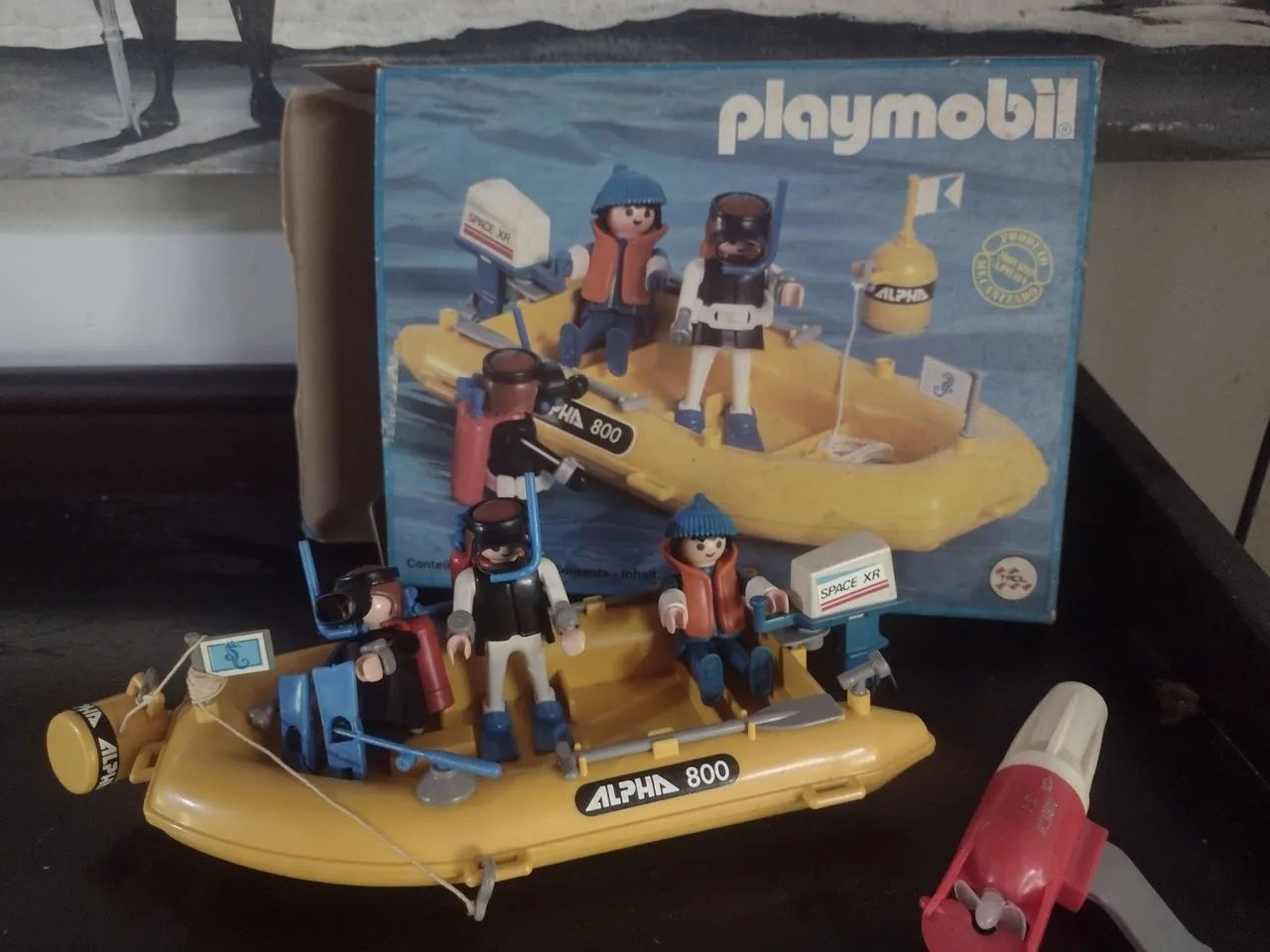 Playmobil bote à pilha 