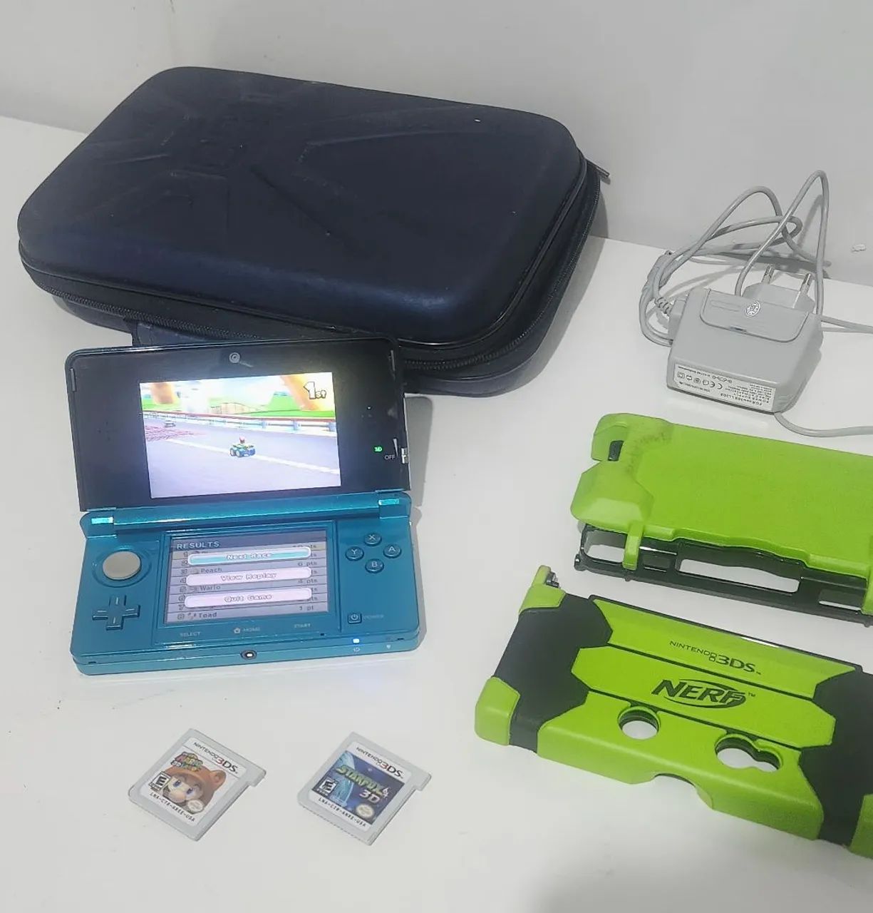 Nintendo 3DS Turquesa + Dsi XL Marrom 
