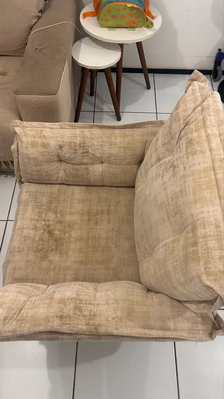 Poltrona em linho - Foto 5