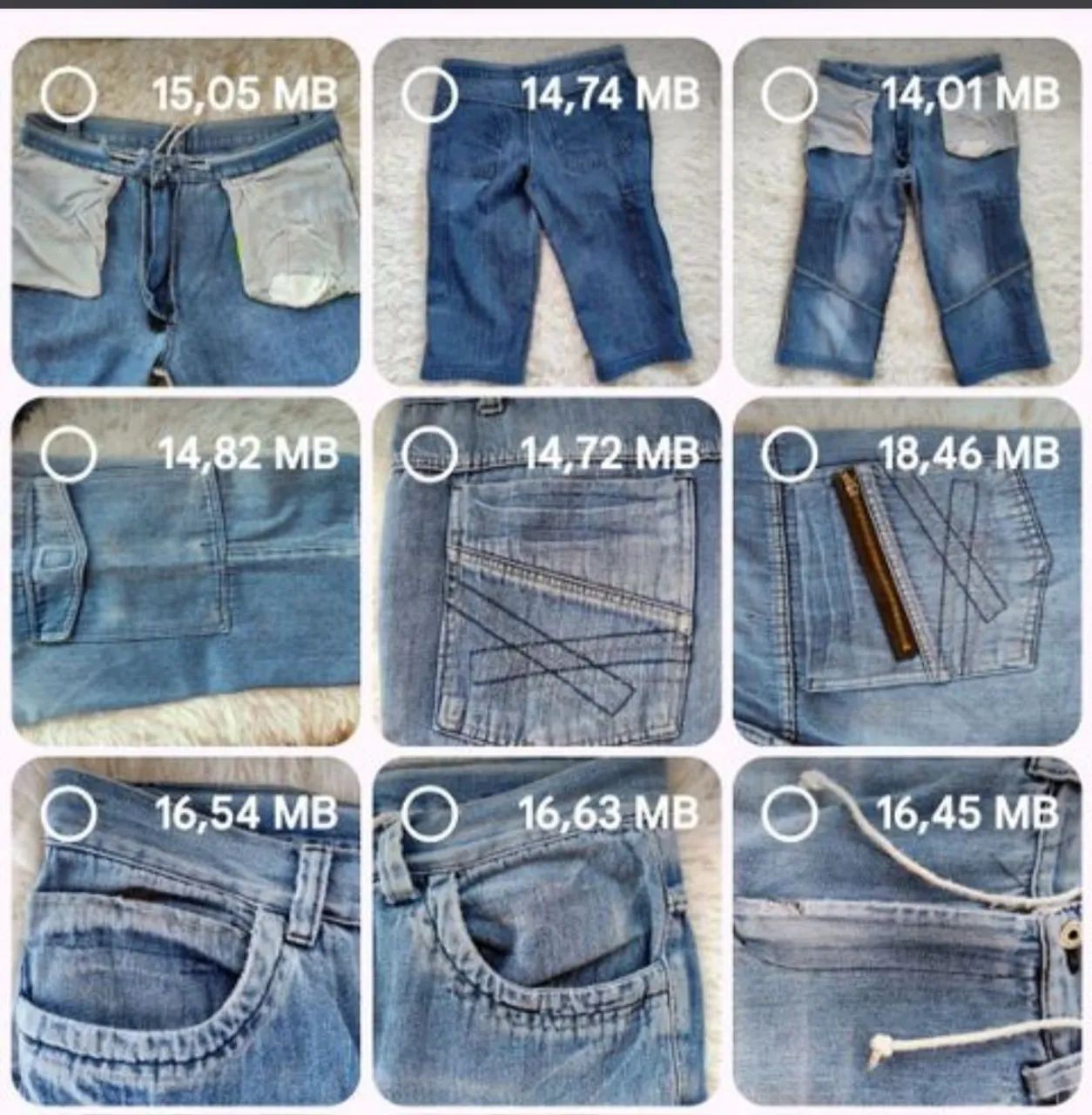 Bermuda Jeans Masculina Cargo GG - Foto 4