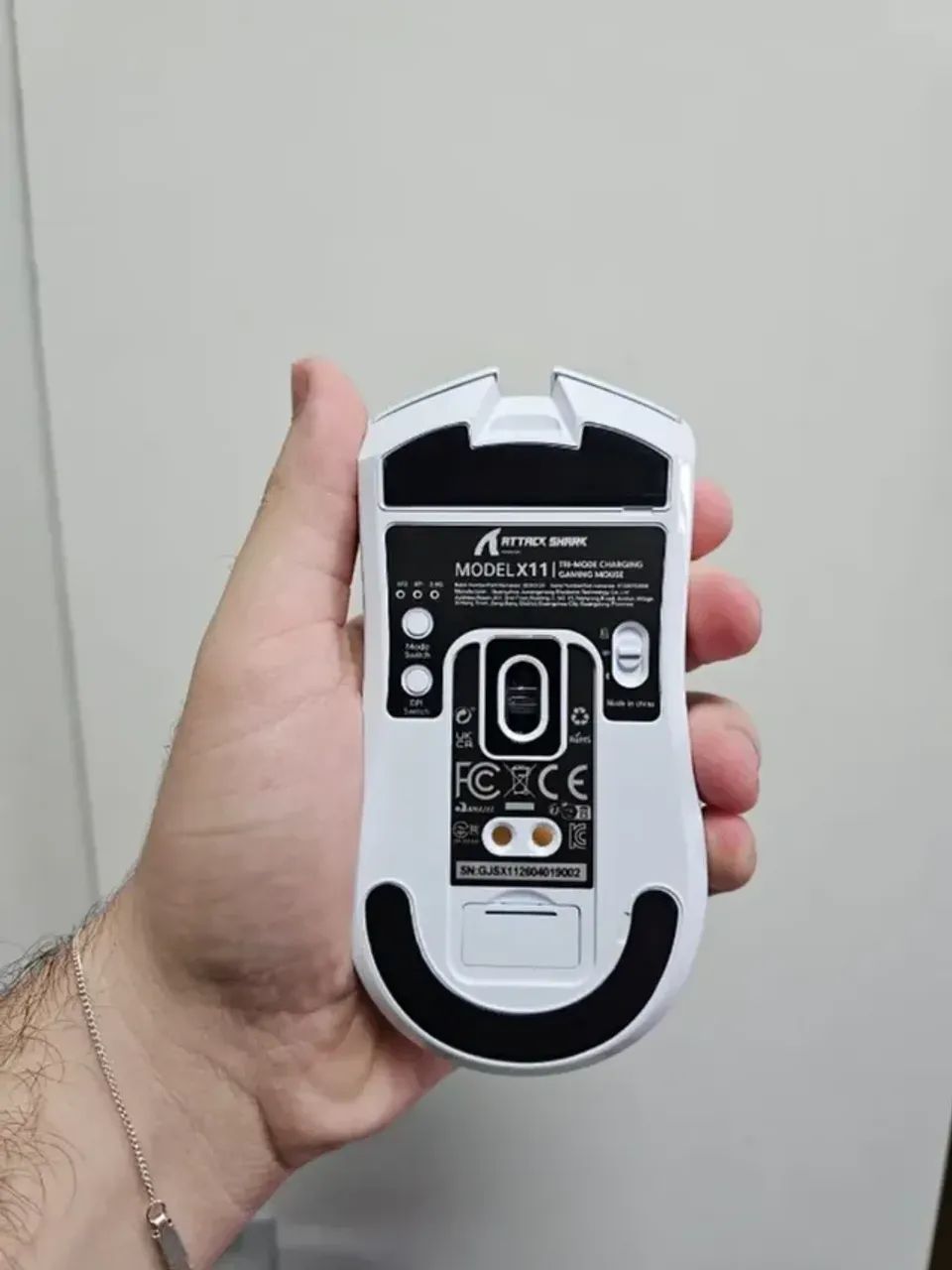 Mouse Attack Shark X11 (Branco) - Foto 3