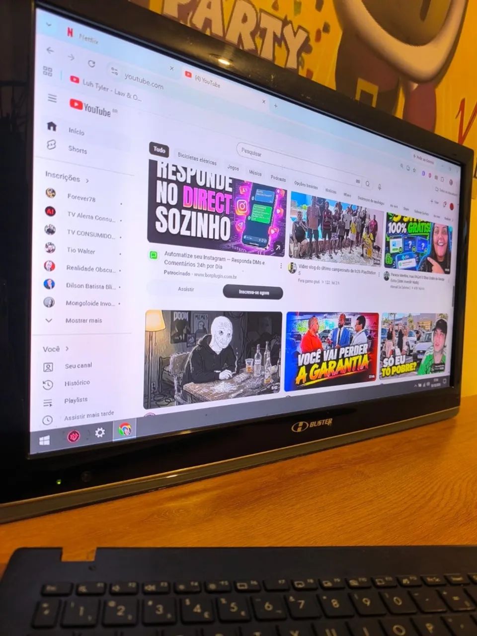 Tv monitor humilde/27polegadas