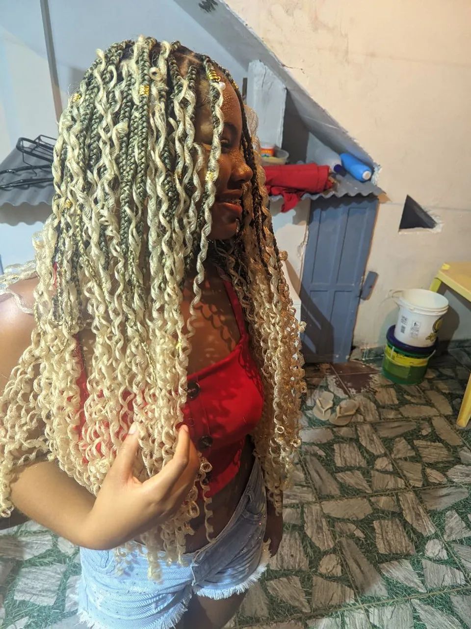 Gypsy braids 130 mão de obra  - Foto 3