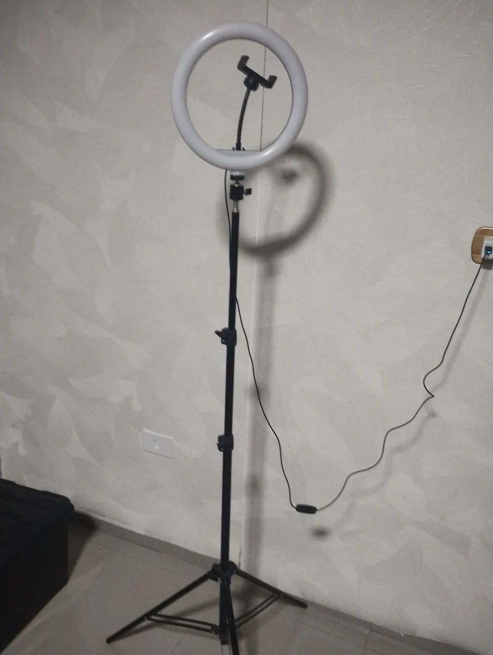 Ring light com tripe