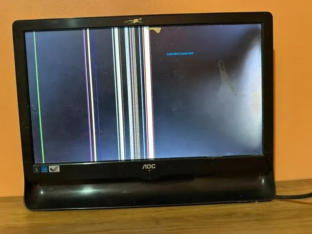 2 Monitores AOC, O AOC E966SWN é um monitor de LED com tela Widescreen de 18,5 polegadas,  - Foto 4