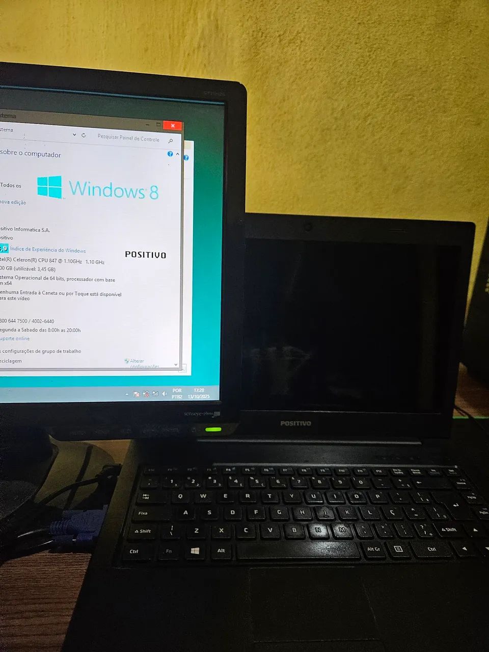Notebook Positivo Unique S2065 (Tela Danificada) - Foto 3