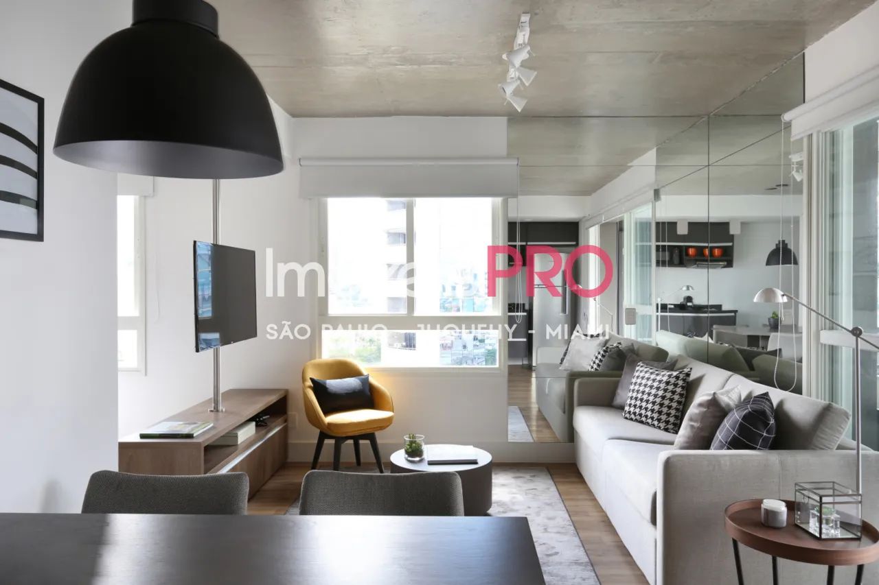 Apartamento no Brooklin mobiliado e com ar condicionado na sala e no quarto - Foto 3