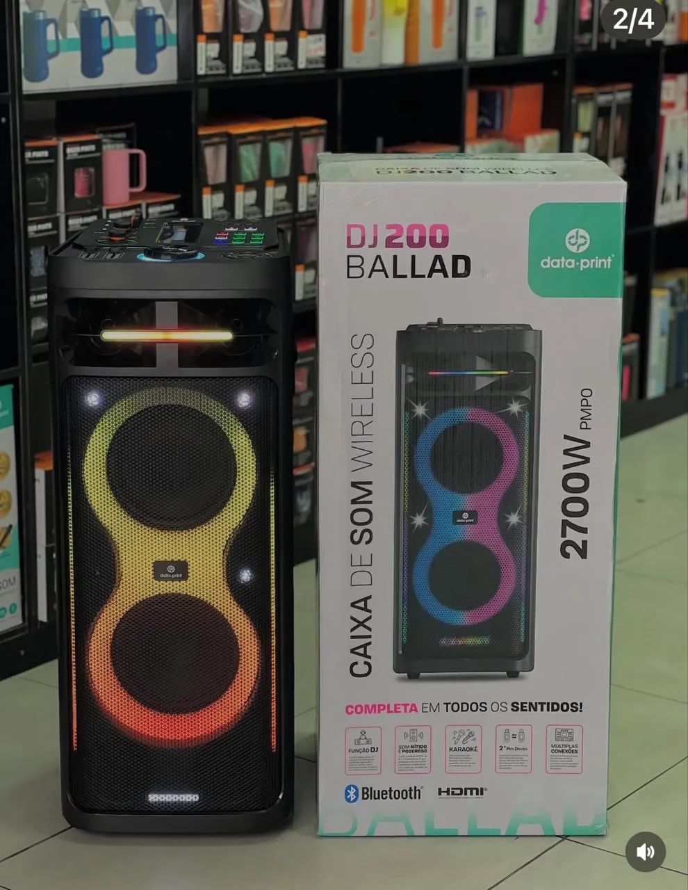 CAIXA DE SOM WIRELESS - Foto 4