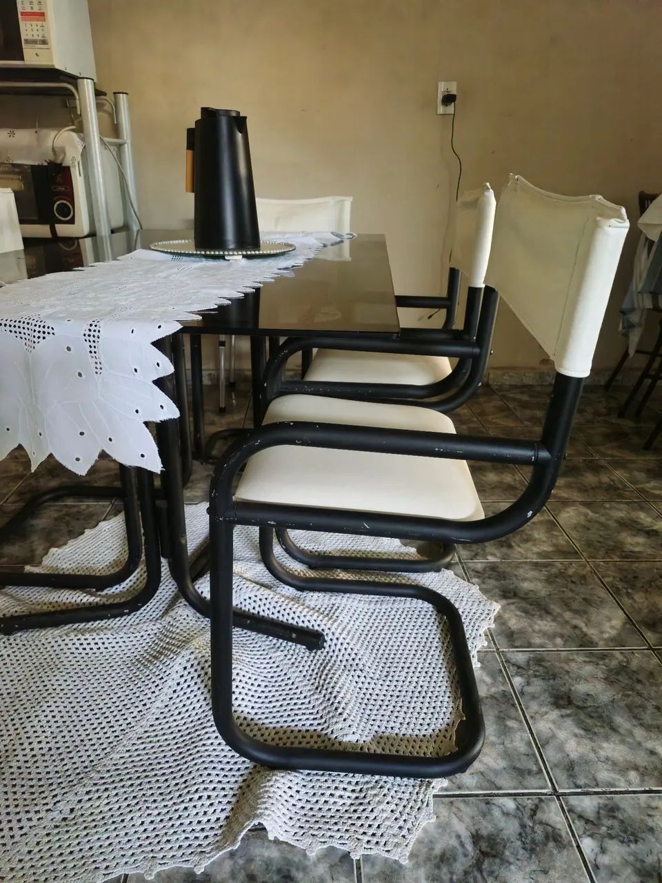 Mesa de vidro 180x70 - Foto 2