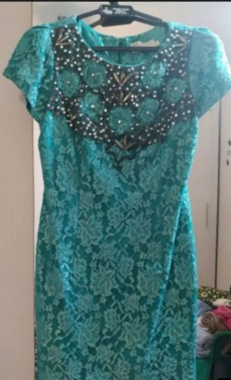  Vestido de festa Verde 