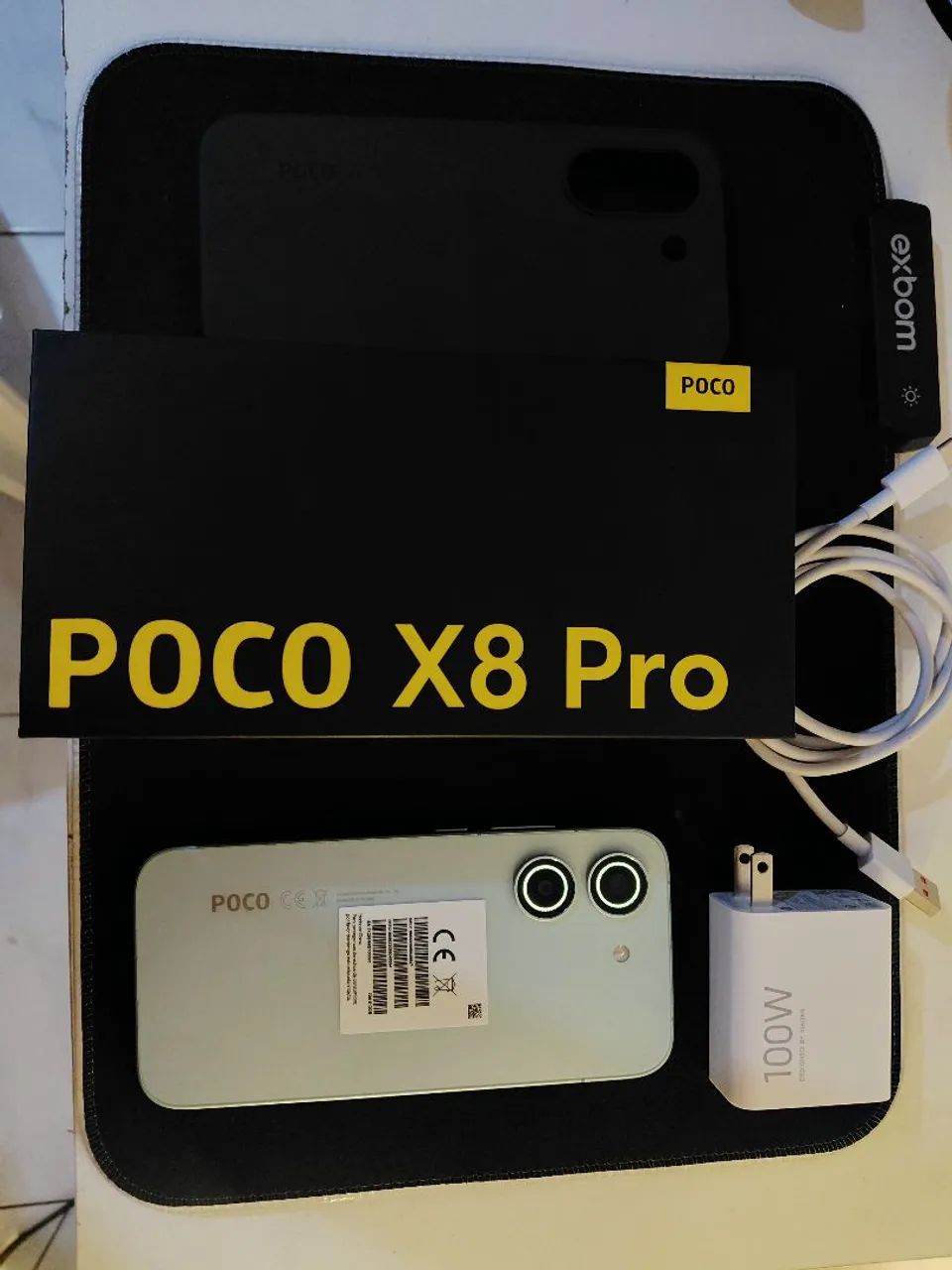 POCO X8 PRO 512GB E 12RAM zerado 