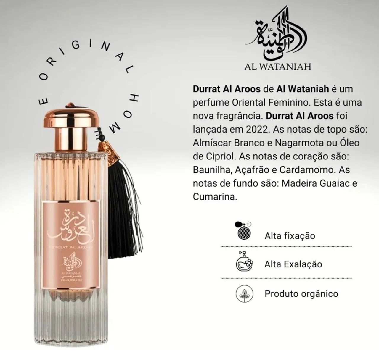 Perfume durrat Al Aroos 85ml feminino  - Foto 2