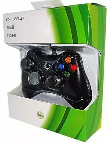 Controle Com Fio Xbox 360 E Pc Slim Joystick