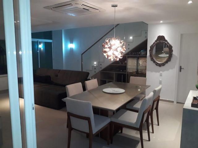 CA1723 Condomínio Marbela, casa duplex, 4 suítes, semi mobiliada, área de lazer completa - Foto 2