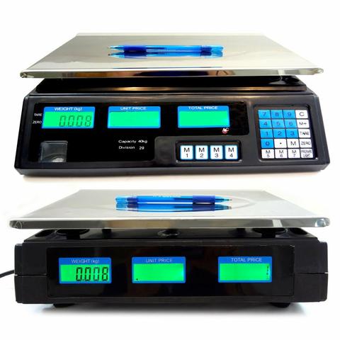 Temos balanças de 40kg para comércios