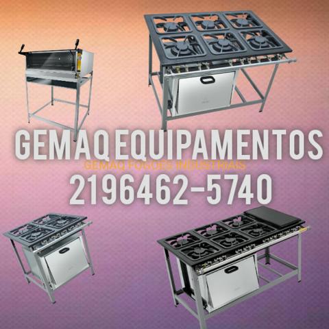 Fogões industriais é na Gemaq Equipamentos! Qualidade garantida!!
