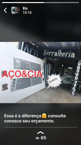 Portões fechados , portões social faça seu orçamento sem compromisso - Foto 6