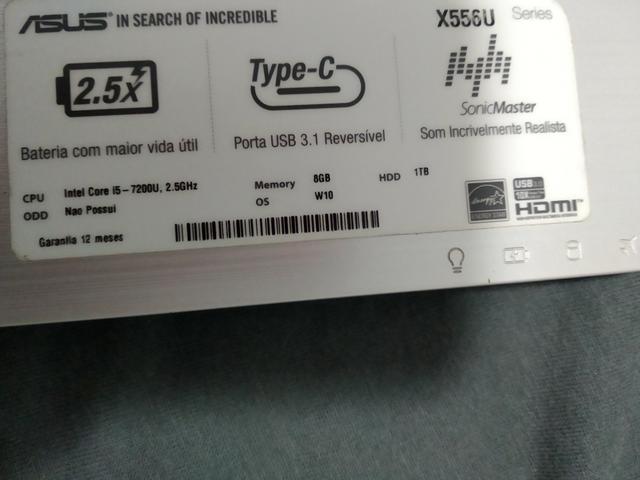Notebook Asus vendo ou troco - Foto 2