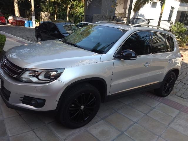 Vw - Volkswagen Tiguan ? 2014- Teto Panorâmico - Xênon-Prata - Foto 3