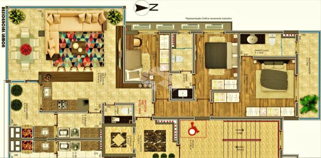Apartamento à venda com 3 dormitórios em Cidade alta, Bento gonçalves cod:9904575 - Foto 12
