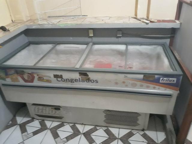 Vendo freezer ilha com tampas de vidro - Foto 3