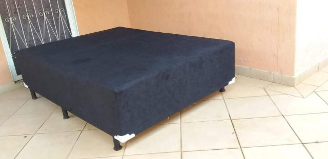 Cama box semi ortopédica casal, Nova