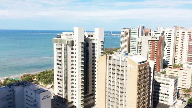 Flat ,Meireles, 1 suíte, 76,41 m² , 1 vaga, vista mar, nascente, área de lazer - Foto 16