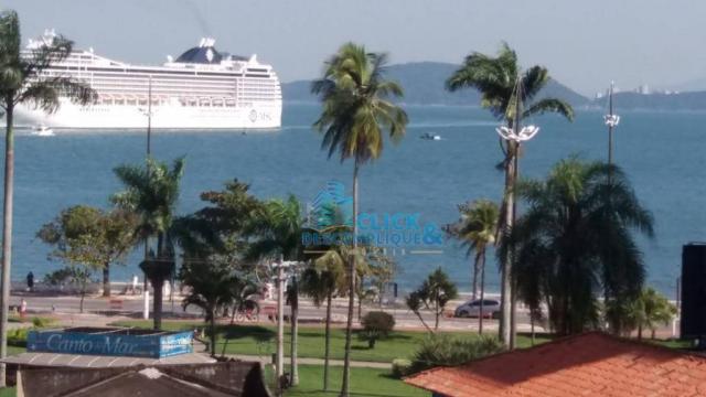 Apartamento com 2 dormitórios à venda, 105 m² por R$ 590.000,00 - Ponta da Praia - Santos/