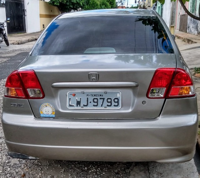 Civic dourado 2005 4 p completo - Foto 3