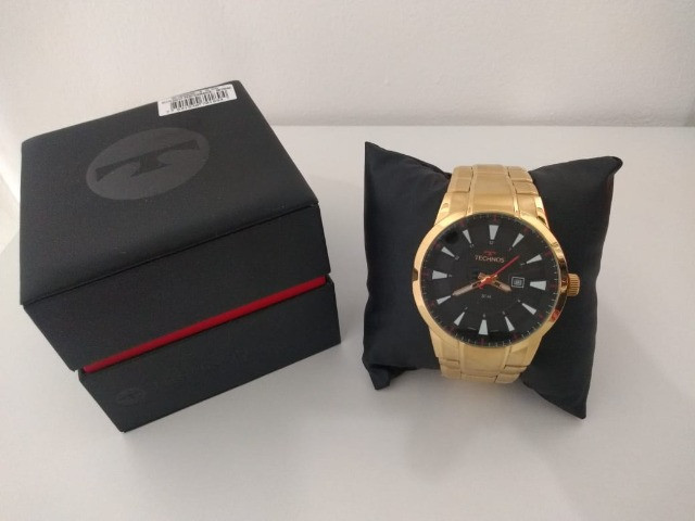 Relógio Grande Technos Executive Dourado - Masculino - Foto 2