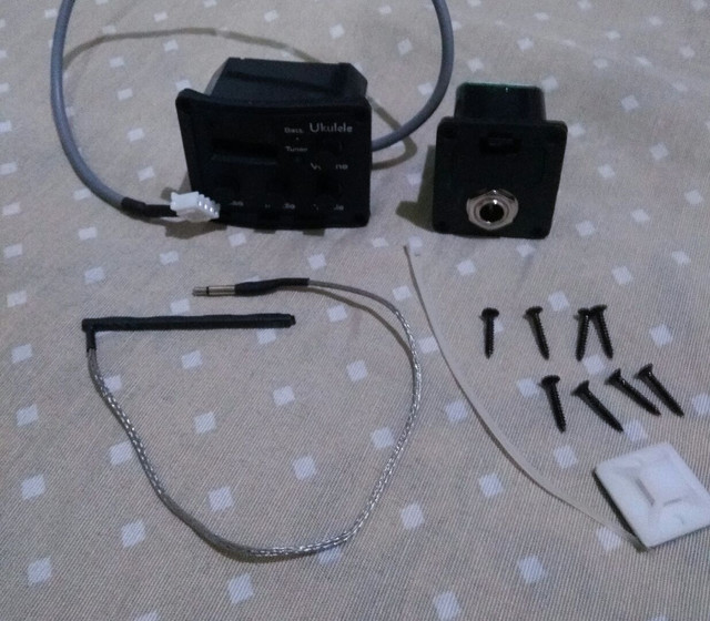 Captador Eq digital com afinador para cavaquinho ou ukulele - Foto 4