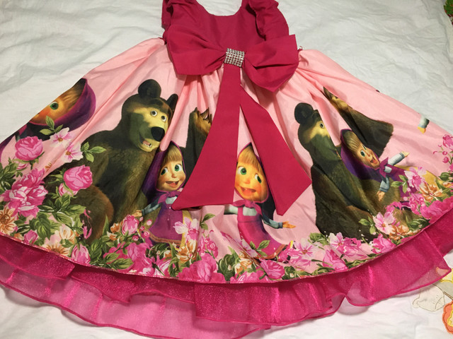 Vestido Marsha e o urso +painel de pano - Foto 4