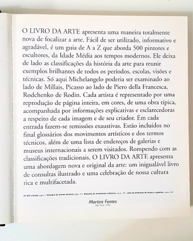 O Livro da Arte - Martins Fontes - Foto 2