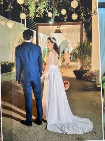 Vestido de noiva e véu  - Foto 3