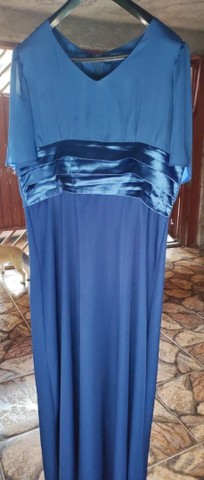 Vestido de Festa/Madrinha Azul Royal  - Foto 6
