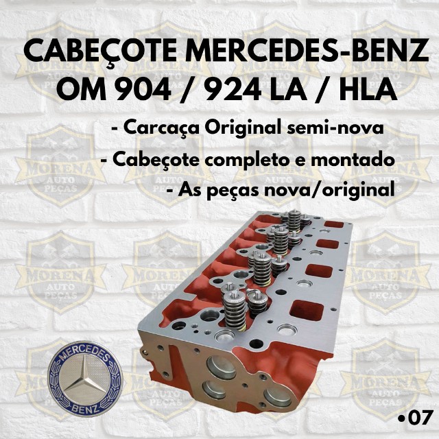 Cabeçote Mercedes-Benz OM 904 / 924 LA / HLA