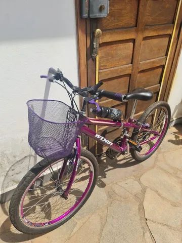 Bicicleta usada aro 24 feminina