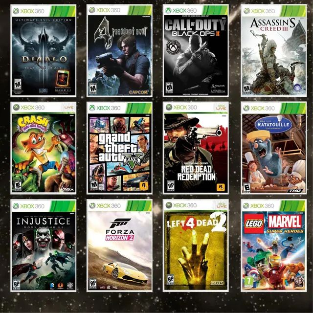 Meus jogos de Xbox 360 (Mídia Digital) 