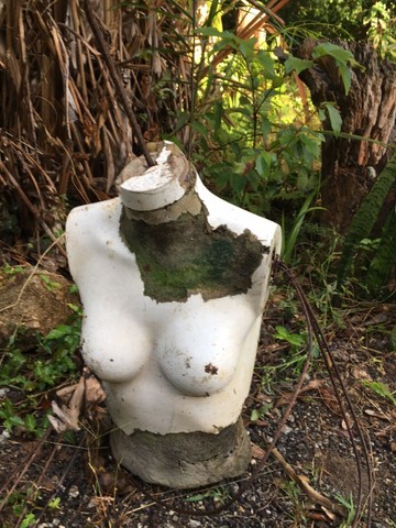 Busto Feminino, Escultura Em Concreto, Decoração Para Jardim - Foto 2